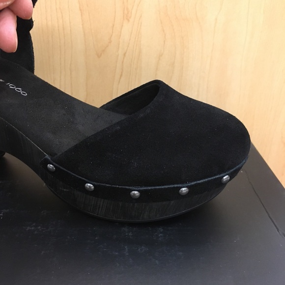 NEW  Arrival 🖤 House of Harlow 1960 Black Clogs cw - Picture 7 of 8